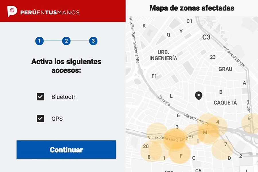 Aplicación Perú en tus manos